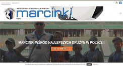 Desktop Screenshot of marcinki.pl