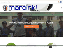 Tablet Screenshot of marcinki.pl